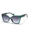 Lunettes de soleil vintage à monture carrée en plastique