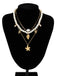 Collier chaîne superposée en perles coquillages et étoiles de mer