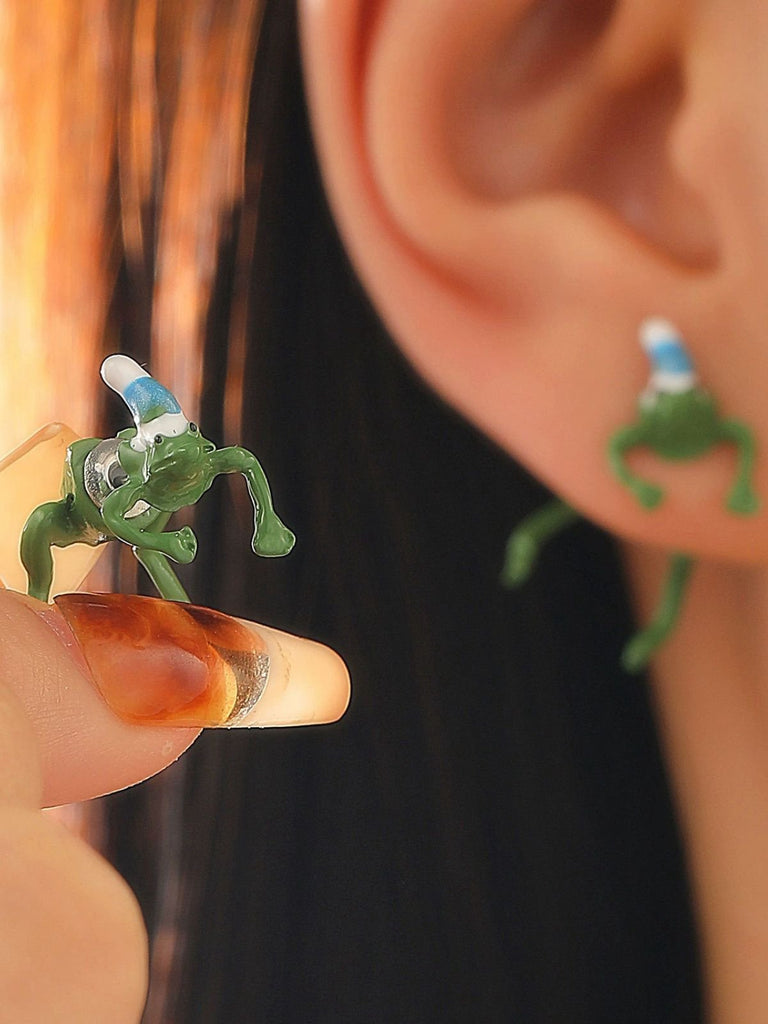 Boucles d'oreilles animaux amusantes pour Noël