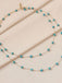 Collier Bohème Double Rang de Perles Turquoises 3