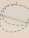 Collier Bohème Double Rang de Perles Turquoises 5