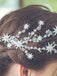 Pince à Cheveux Étoile Rayons Strass Argent 4