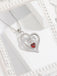Accessoires Vintage Double Entrelacé Cœur Rouge Cristal Amour 3