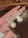Accessoires Blanc Cristal Snowflake Perle Drop 2