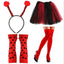 Ensemble Accessoires Costume Coccinelle Rouge à Pois