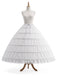Jupon blanc à étages en dentelle style victorien Années 1970 - 1