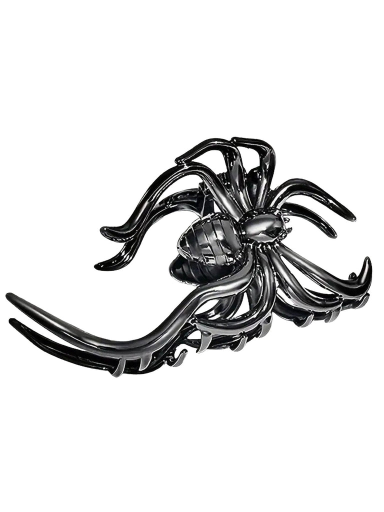 Pince à cheveux en alliage en forme d’araignée pour Halloween