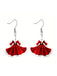 Boucles d'oreilles pendantes en acrylique en forme de robe de princesse