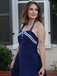 Robe Swing Vintage Année 50 À Col Licou Soirée Cocktail Chic