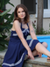 Robe Swing Vintage Année 50 À Col Licou Soirée Cocktail Chic