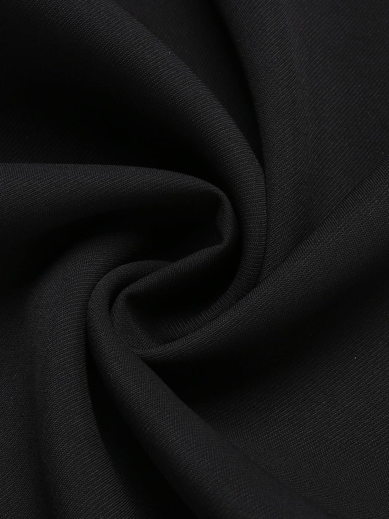 [Prévente] Pantalon noire à Bretelles Unies des Années 1930