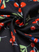 [Prévente] Robe violette col V et boutons motif lapin et fleurs années 40