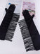 Gants longs vintage à franges pour opéra et fête