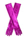 Gants en cuir verni unis à doigts complets