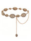 Ceinture de taille bohème dorée
