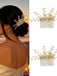 Accessoires pour Cheveux en Perles Blanches et Cristaux Floraux 2