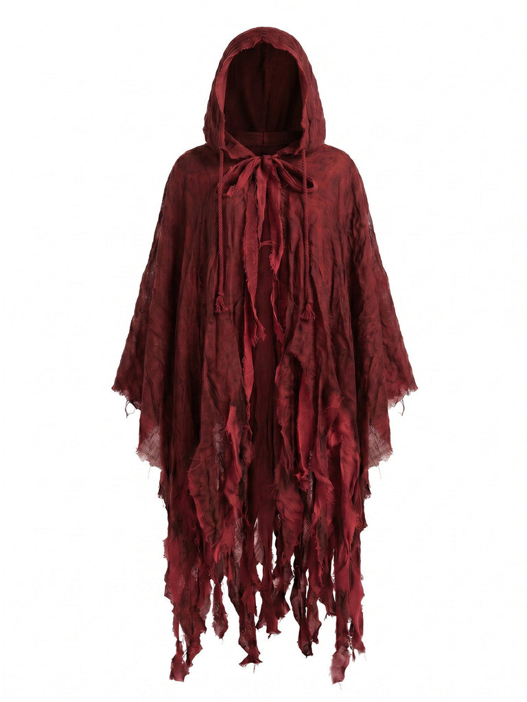 Cape Halloween de Faucheuse à capuche et glands Années 1970