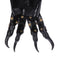 Gants Sans Doigts Noir Effet Crocodile Griffes Déguisement Dragon