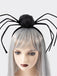 Serre-tête noir Halloween en forme d'araignée