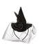 Accessoires Rose Filet Feather Witch Hat Headband