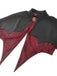 Cape Halloween Chauve-Souris Asymétrique avec Collier Gemme Années 1950 5