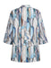 [Prévente] Kimono cardigan ouvert à imprimé géométrique vitrail années 1970