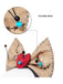 Ensemble bandeau à nœud et collier poupée vaudou kaki