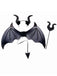 Ensemble d’accessoires cosplay ailes de démon chauve-souris pour Halloween