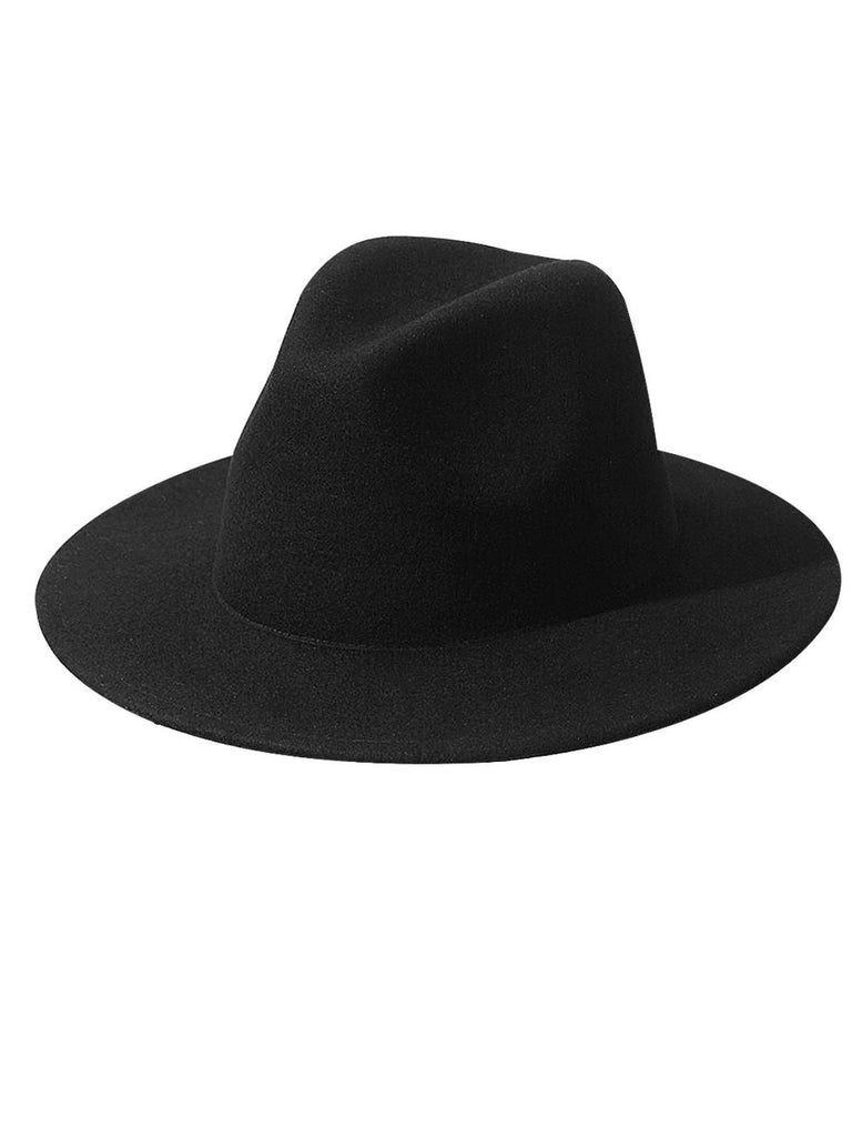 Chapeau gothique noir à imprimé Halloween