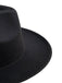 Chapeau gothique noir à imprimé Halloween