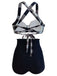 Femmes Maillot de Bain Bikini Retro Taille Haute 6