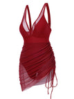 [Prévente] Maillot de bain une pièce transparent rouge années 1950