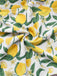 Maillot de bain une pièce citron et nœud jaune années 1950