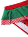 [Prévente] Ensemble bikini rouge à volants pastèque années 1950