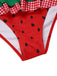 [Prévente] Ensemble bikini rouge à volants pastèque années 1950