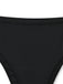 Ensemble Tankini Une Épaule Volant Taille Haute Noir Années 1960 5