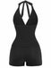 Ensemble Tankini Short Dos Nu années 40 3