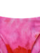 Rose Dégradé Halter Ensemble Tankini & Asymétrique Cache-Maillot Années 1950 8