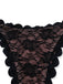 Ensemble Bikini Halter Dos Nu en Dentelle Noir Années 1940 6