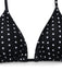 Noir à Pois Halter Ensemble Bikini & Cache-Maillot Années 1950 4