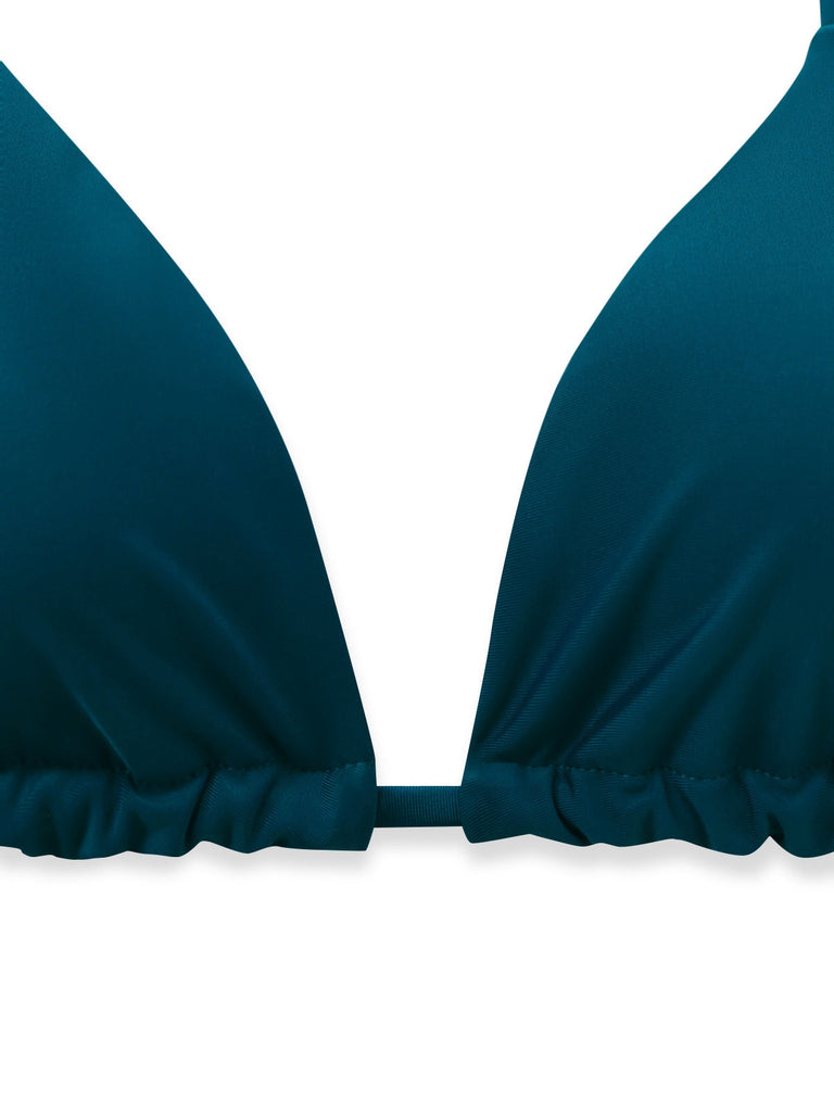 Maillot de Bain Solid Halter & Shimmer Années 1950 4