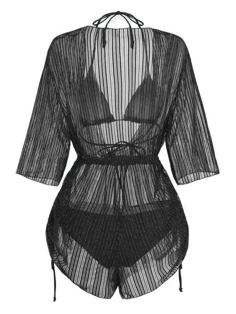 Maillot de Bain Solid Halter & Shimmer Années 1950 10