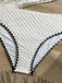 Ensemble Tankini Halter Bustier Texturé Blanc Années 1950 6