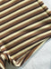 2 Pièces Marron Rayé Éponge Halter Bikini & Short Années 1950 5
