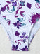 Maillot de Bain Une Pièce Floral à Larges Bretelles et Cache-Maillot Années 1950 16