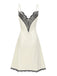 [Prévente] Robe de nuit beige en satin et dentelle années 1950