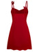 [Prévente] Chemise de nuit rouge papillon 3D en satin années 1940