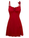 [Prévente] Chemise de nuit rouge papillon 3D en satin années 1940