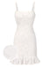 [Prévente] Chemise de nuit blanche en dentelle fleur années 1930