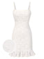 [Prévente] Chemise de nuit blanche en dentelle fleur années 1930